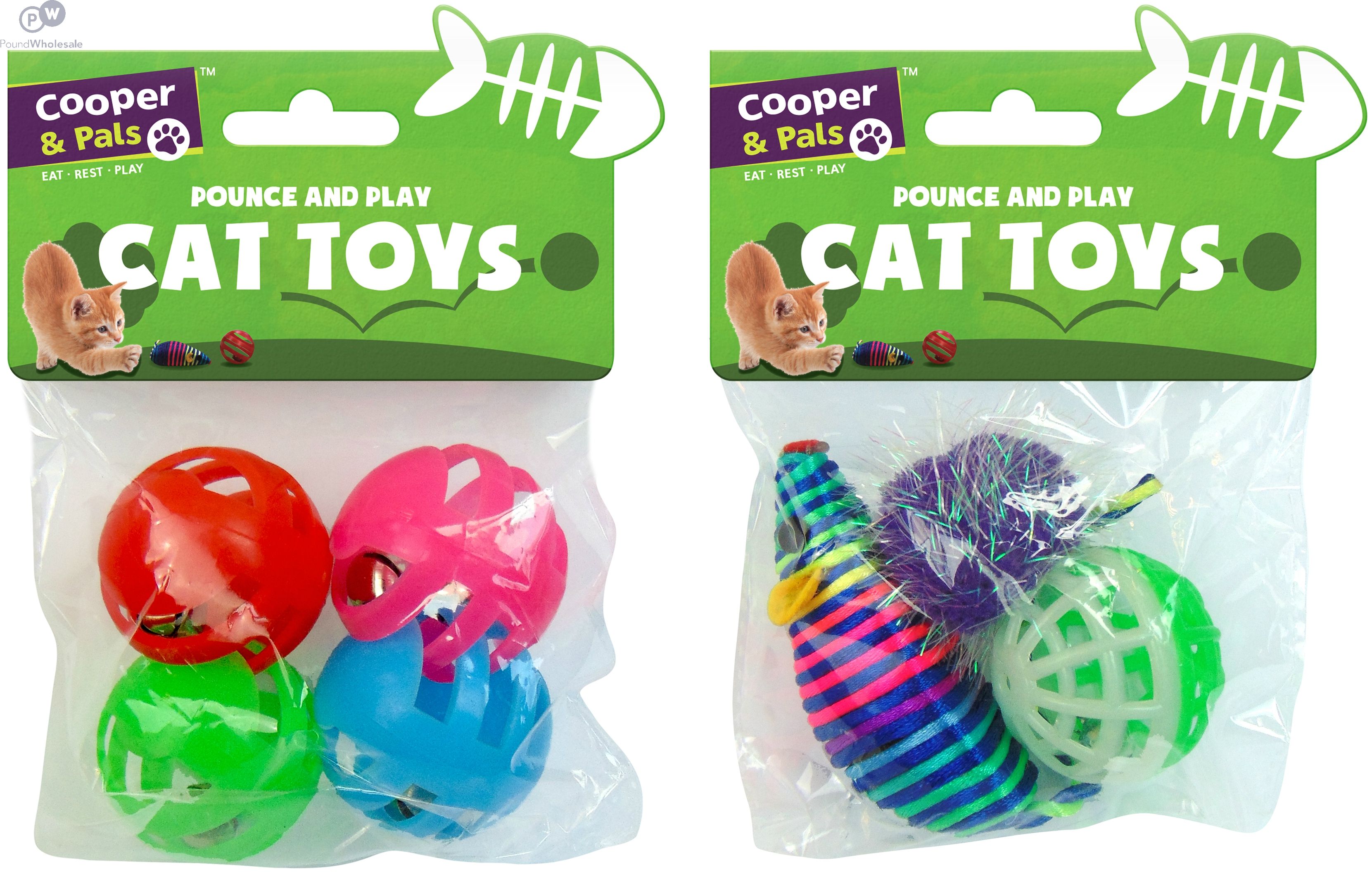 COOPER & PALS POUNCE & PLAY CAT TOYS