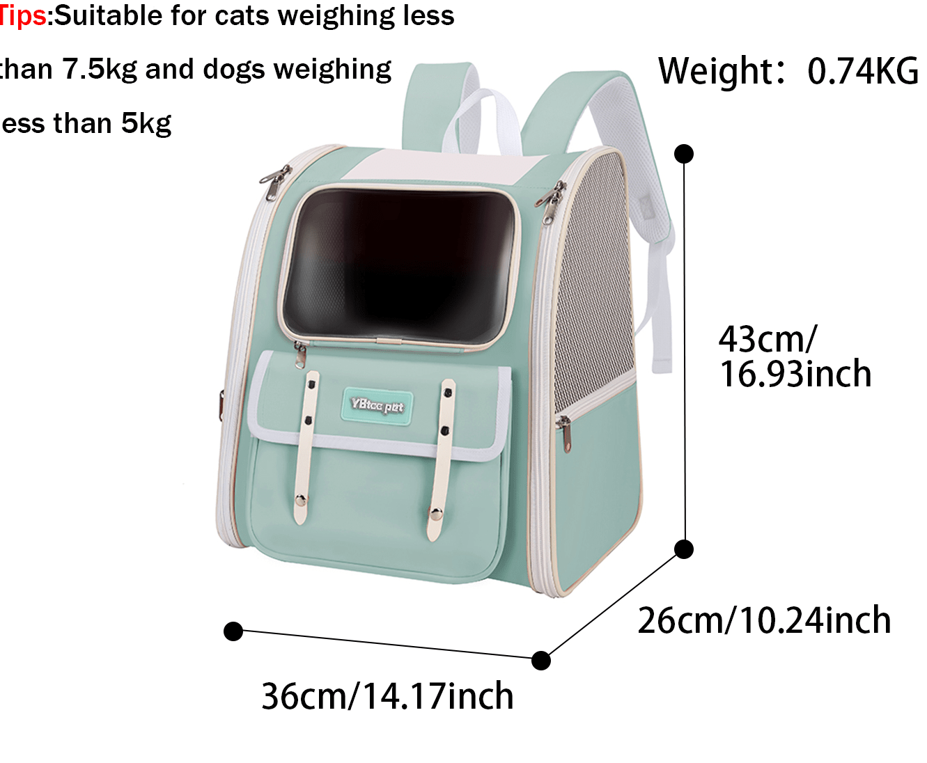LARGE CAPACITY FOLDABLE PET CARRIER AIRLINE APPROVED